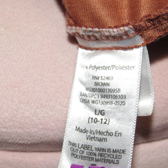 Wonder Nation Brown Ribbed Velvet Button Strap Pinafore Girls Overall Dress - Picture 6 of 7